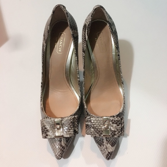 Coach Landrie Soft Printed Snack Heels - Picture 2 of 6